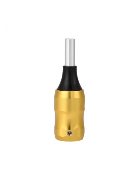Profesyonel 24mm Dövme Makinesi Grip - Gold Paslanmaz Çelik