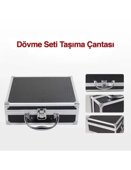 Dragon Hawk Yeni Model Kalem Tipi, Bond Çantalı Full Set - Siyah Boyası, Kamuflaj Grip Sargısı ile