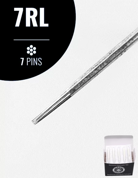7rl Dövme Tattoo İğnesi 5 Adet İğne + 5 Adet İğne Ucu Tips