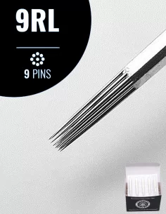 9rl Dövme Tattoo İğnesi 5 Adet İğne + 5 Adet İğne Ucu Tips