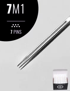 7m1 Dövme Tattoo İğnesi 5 Adet İğne + 5 Adet İğne Ucu Tips