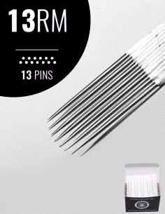 13rm Dövme Tattoo İğnesi 5 Adet İğne + 5 Adet İğne Ucu Tips