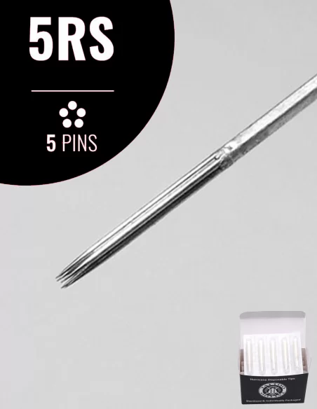 5rs Dövme Tattoo İğnesi 5 Adet İğne + 5 Adet İğne Ucu Tips
