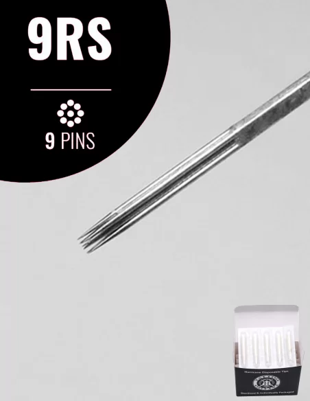 9rs Dövme Tattoo İğnesi 5 Adet İğne + 5 Adet İğne Ucu Tips